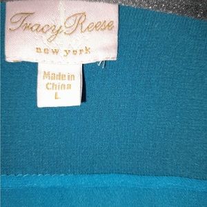 Tracy Reese New York made in China size large turquoise blue